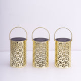 Illuminate Your Outdoor Space with Gold Flower Design Lanterns